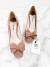 Sapato Miu Miu Bow Suede Taupe Malva 35Br - comprar online