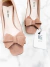 Sapato Miu Miu Bow Suede Taupe Malva 35Br