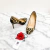 Scarpin Louboutin Fifi Phyton Embossed 35/36Br