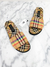 Slide Burberry Ashmore Rainbow Check 43Br - MASCULINO - loja online