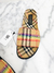 Slide Burberry Ashmore Rainbow Check 43Br - MASCULINO