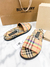 Slide Burberry Ashmore Rainbow Check 43Br - MASCULINO - loja online