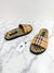 Slide Burberry Ashmore Rainbow Check 43Br - MASCULINO - comprar online