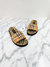 Slide Burberry Ashmore Rainbow Check 43Br - MASCULINO na internet