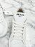 Tênis Prada Low Top Traneirs Logo Branco 38/39BR - Brechó Closet de Luxo