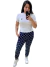 Calça Gucci GG Jogging Jersey Monograma Azul Tam.M na internet