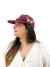 Boné Gucci NY Yankees Baseball Butterfly Embroidered Burgundy