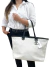 Bolsa Chanel Shopping Fever Tote Quilted Off White