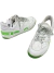 Tênis Gucci Backet Low Top Monograma Branco e Verde 44BR
