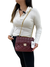 Bolsa Gucci Deco Small Quilted Logo Burgundy