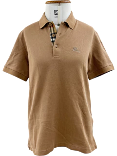 Camisa Polo Burberry Bege