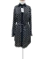 Vestido Moschino Couture Polka Dot Preto Tam.M