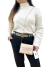 Bolsa Valentino Garavani Small Chain Pouch Metallic Rose Gold