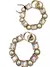 Brinco Dior Petit Crystal Embellished Dourado e Rosa na internet
