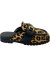 Mule Gucci Horsebit Calfhair Leopard Puffer 3536BR