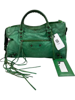 Bolsa Balenciaga Motocross City Bag Verde