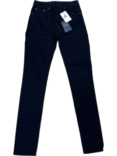 Calça Saint Laurent Denim Logo Preta Tam.P