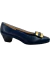Sapato Ferragamo Novoli Heeled Pumps Navy Blue 38Br na internet
