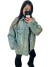 Jaqueta Balenciaga Logo Print Denim Jacket Oversized Tam.G - Brechó Closet de Luxo