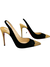 Slingback Louboutin Glitters Preto 35/36Br - comprar online