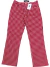 Calça Louis Vuitton Vichy Printed Vermelha Tam.P