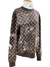 Blusa Louis Vuitton Crew Neck Pullover Embroidered Monograma Tam.M - loja online