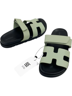 Sandália Hermès Chypre Ligth Green 36BR