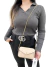 Bolsa Gucci GG Embossed Supermini Nude
