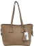 Bolsa Prada Phenix Tote Vitello Leather Logo Bege