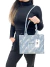 Bolsa Balenciaga Hardware Small Denim Scribble Logo
