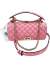 Bolsa Valentino Rockstud Spike Shoulder Bag Candy Pink - MICROCHIPPED