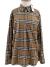 Camisa Burberry Ivery Shirt Taupe Check Xadrez Tam.M