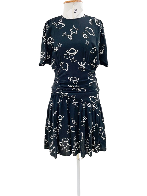 Vestido Miu Miu Printed Preto Tam.M - comprar online