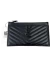 Clutch Saint Laurent Bill Pouch Ziptop Logo All Black