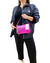 Bolsa Balenciaga Classic Hip Metallic Pink