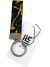 Chaveiro Burberry Logo Leather Keychain Preto