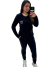 Blusa Chanel CC Logo Embroidered Longsleeves Preta Tam.M - Brechó Closet de Luxo