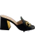 Sandália Gucci Horsebit Mid-Heel Preta 34/35BR