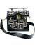 Bolsa Balmain B-Buzz 23 Ráfia Monograma - comprar online