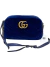 Bolsa Gucci GG Marmont Small Velvet Azul