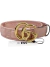 Cinto Gucci GG Marmont Quilted Monograma Rosa Tam.80