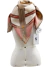 Lenço Gucci Silk Horsebit Monograma Rosa