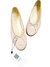 Sapatilha Chanel CC Cap Toe Ballet Rosa 36/37BR