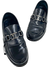 Sapato Louis Vuitton Major Logo Brushed Leather Preto 39BR - MASCULINO
