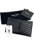 Clutch Saint Laurent Bill Pouch Ziptop Logo All Black