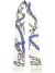 Bandeau Louis Vuitton Silk Chain Print Off White na internet