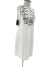 Vestido Moschino Boutique Print Branco Tam.P
