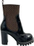 Bota Louis Vuitton Star Trail Ankle Boot Monograma e Preto 35Br