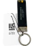 Chaveiro Burberry Logo Leather Keychain Preto