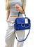 Bolsa Chloé Faye Day Medium Logo Midnight Blue